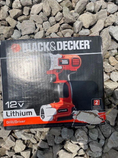 Black and Decker 12V Drill Driver