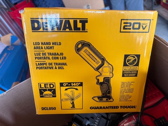 Battery Chargers and DeWalt Flashlight