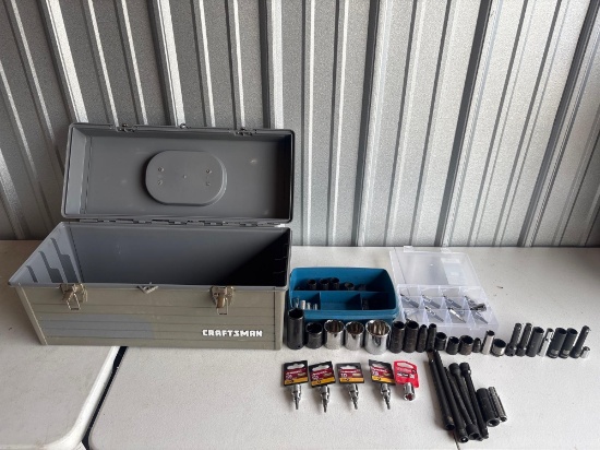 Craftsman Tool Box - Crasftman and Husky Sockets
