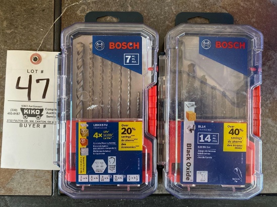 Bosch 7pc Masonry Bit Set - 14pc Black Oxide Drill Bits