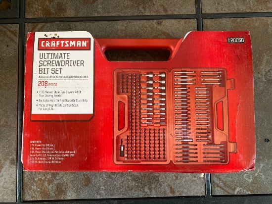 Craftsman 208pc Ultimate Screwdriver Bit Set