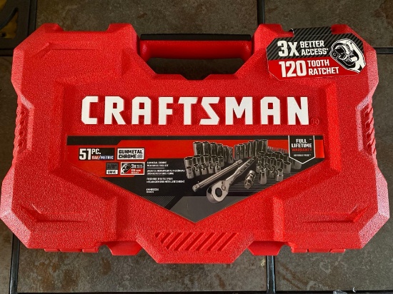 Craftsman 51pc Socket Set