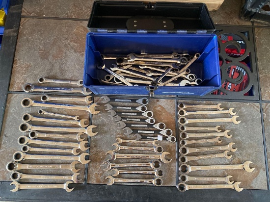 Large Variety of Craftsman Standard and Metric Wrenches
