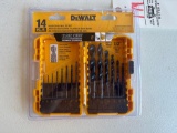 DeWalt 14 Piece Black Oxide Drill Bit Set