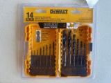 DeWalt 14 Piece Black Oxide Drill Bit Set