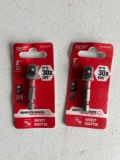 (2) Milwaukee 3/8 Adapters