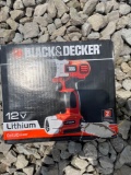 Black and Decker 12V Drill Driver