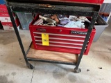 Craftsman Toolbox and Cart on Casters