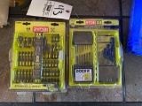 Ryobi 21pc Black Oxide Drill Bit Set - 44pc Driver Set