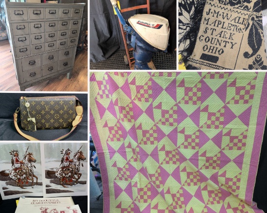 Local Coverlets, Quilts, Designer Purses