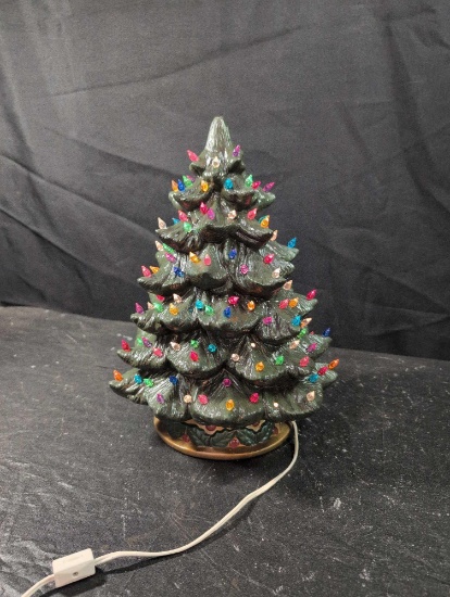 Vintage ceramic Christmas tree
