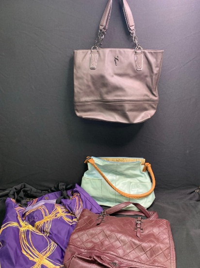 4 Ladies handbags, mostly Simply Vera