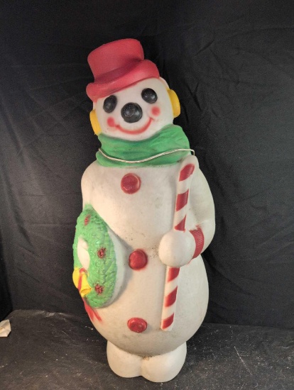 Vintage Snowman blown mold
