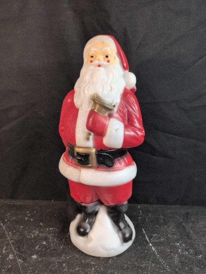 Smaller vintage Santa blow mold