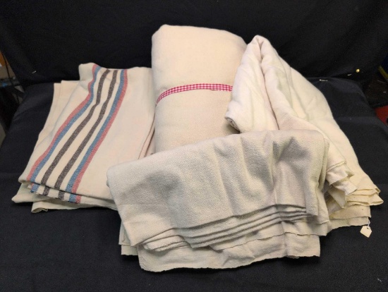 Assorted blankets possibly some wool