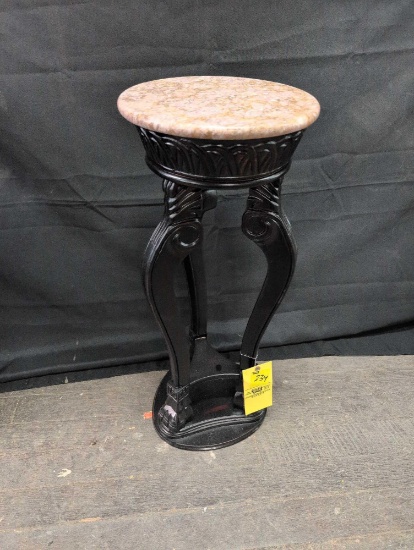 Modern marble top plant stand