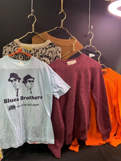 Vintage sweaters, Blues Brothers T shirt