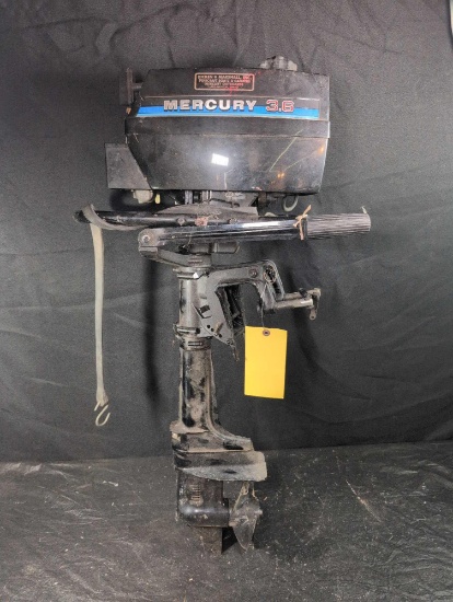 Mercury 3.6hp outboard boat motor