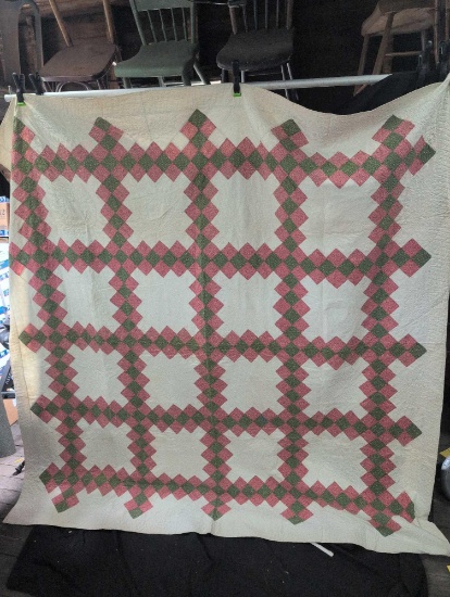 Antique hand stitched quilt
