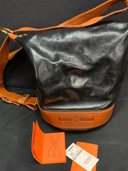 Ladies Marino Orlandie shoulder bucket bag