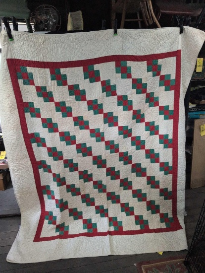 Antique hand stitched quilt