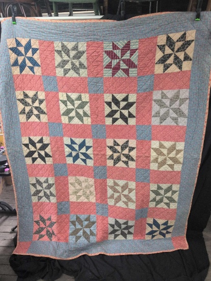 Antique hand stitched quilt