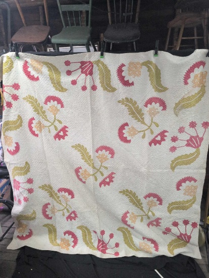 Antique hand stitched quilt