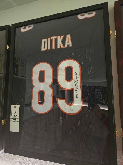 Framed "Ditka" Jersey with autograph