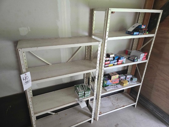 2 Metal Shelves