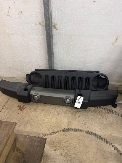 Jeep grill and bumper