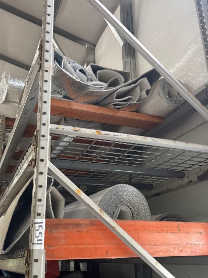 several partial rolls of foil insulation