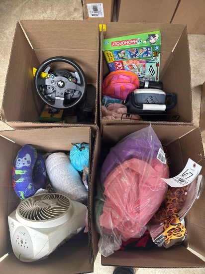 electronics and household items