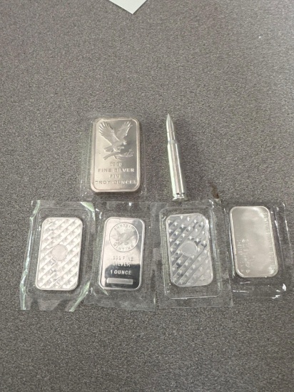 11 ounces of fine silver. sold per ounce.