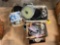 Assortment of Kitchen Items - Corellware, Pots, Pans, Flatware,