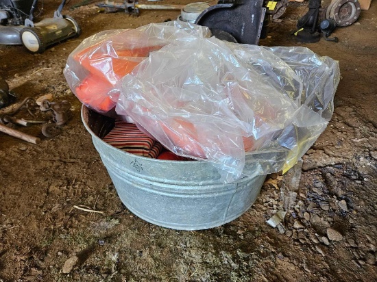 Life Jackets & Galvanized Tub