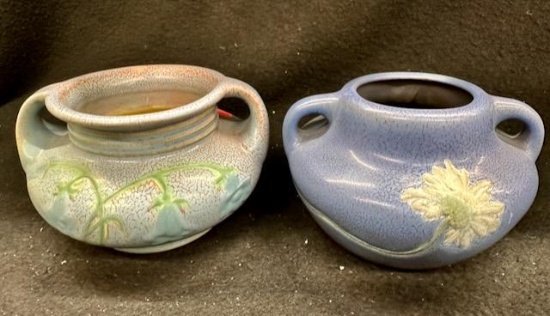 2 Weller 3" Vases