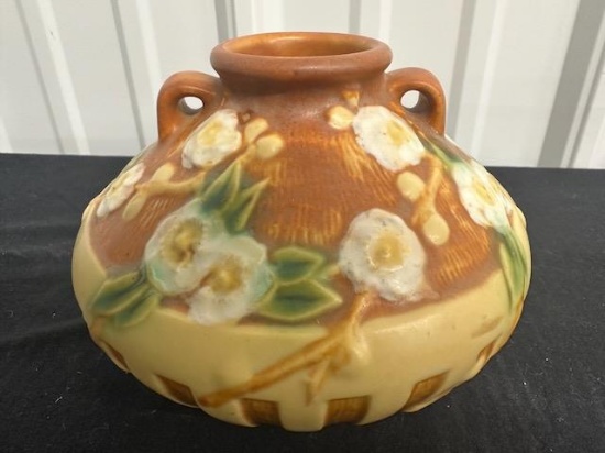 Roseville Cherry Blossom Vase