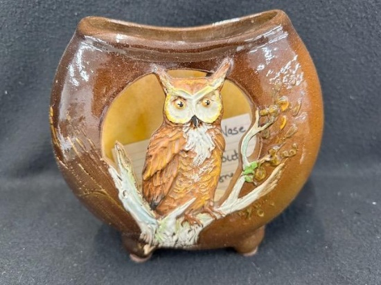 Wisecarver 1981 Owl Pillow Vase