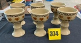 6 Hartstone Wine Cups