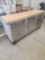 Butcher Block Top Metal Work Cart