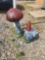 Concrete Mushroom Statuette & Cheeky Gnome Statuette
