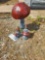 Concrete Mushroom Statuette & 3 Small Gnome Statuettes