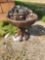 Concrete River Scene Fountain Birdbath