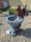 Small Concrete Dragon Birdbath