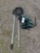 Small Boat Anchor, Fishing Net, & Life Jacket