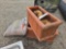 Small Wooden Planters & Mulch Bag
