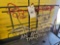 Budweiser neon sign, damaged