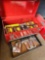 Craftsman toolbox with staplers and staples