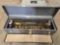 Tool box w/ key, hammers, nail puller
