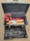 Glue gun, handles, tool box